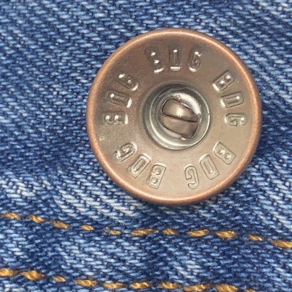 BDG + Urban Outfitters Dad Slim Tapered Fit Distressed Raw Step Hem Denim Jeans - Picture 14 of 17